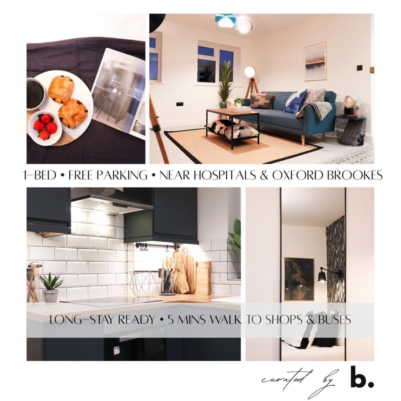 Cozy 1Br In Headington Oxford W Off-Road Parking 아파트 외부 사진